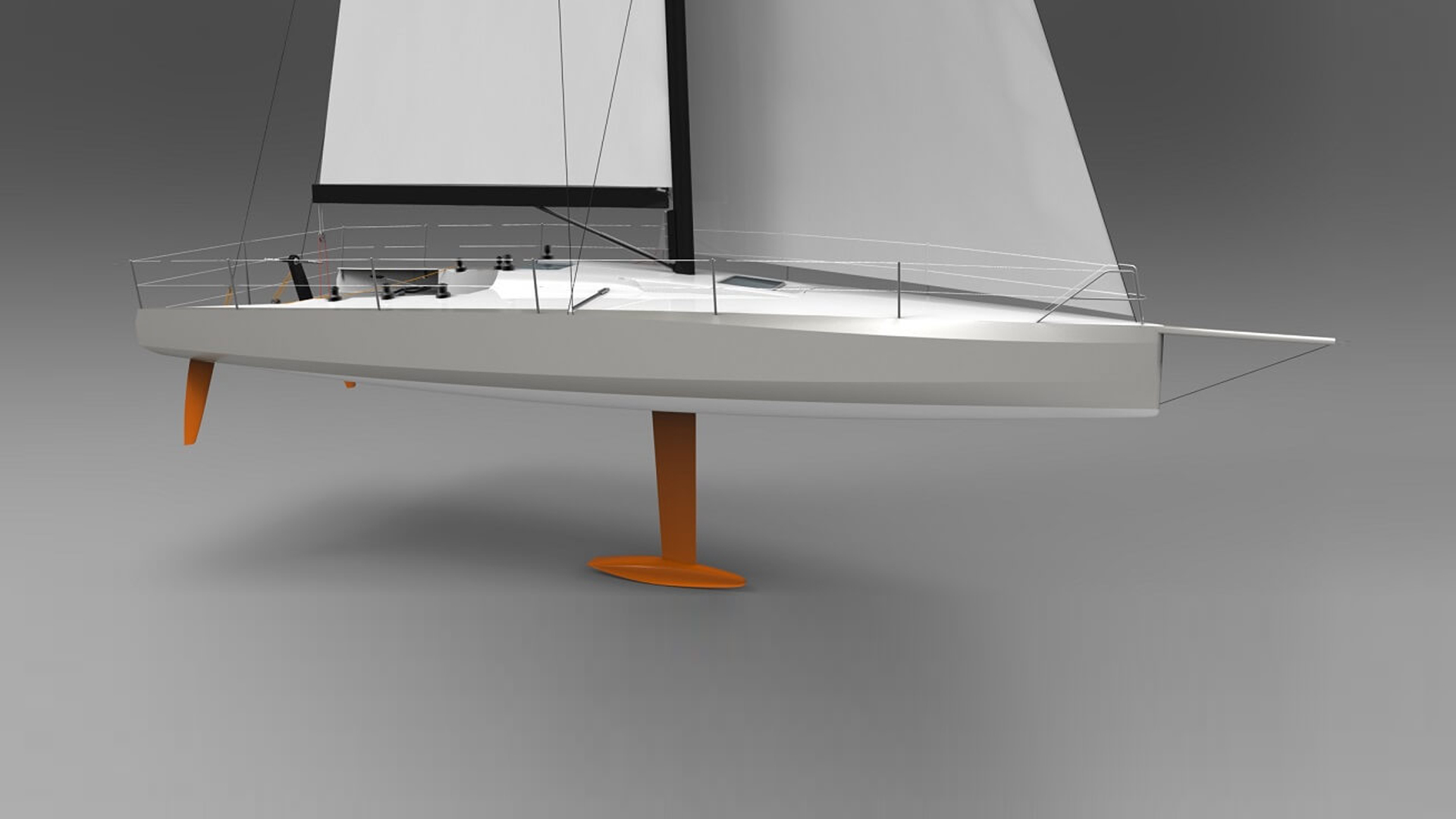 40 ft racing sailboat